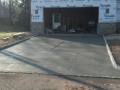 Unfinished driveway