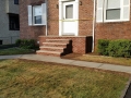 Steps and sidewalk